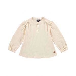 NEW BABYFACE girls' peasant long sleeve tee in creme